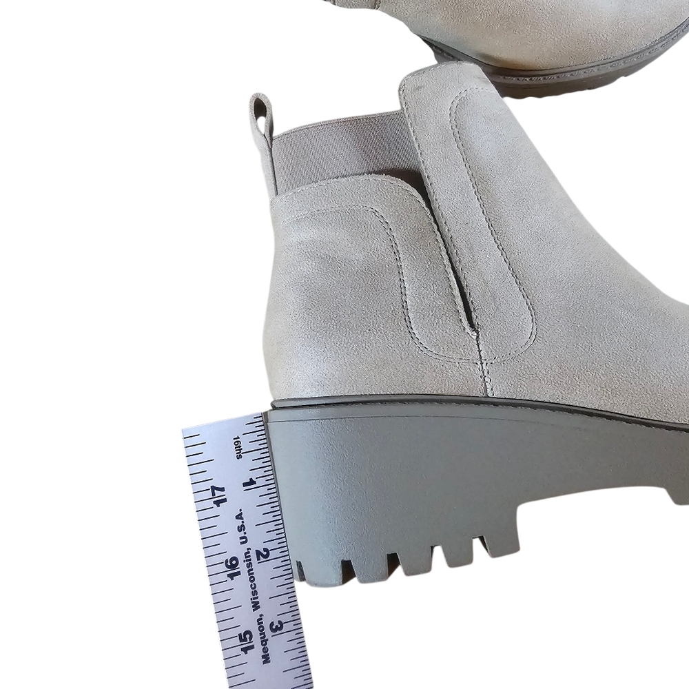 Suede Chelsea Ankle Boots in Light Gray - Picture 12 of 12